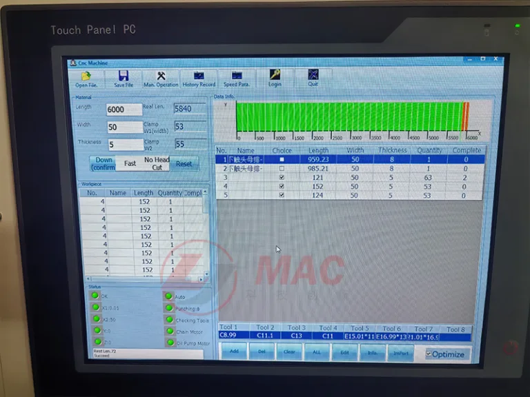 Pemasok Mesin Pemotong dan Pelubang Busbar CNC